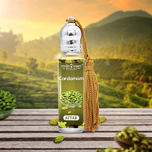 Vedic Vaani Non Alcoholic Rejuvenating Fragrance Long Lasting Cardamom Attar Itar (7 ml) - Image 3