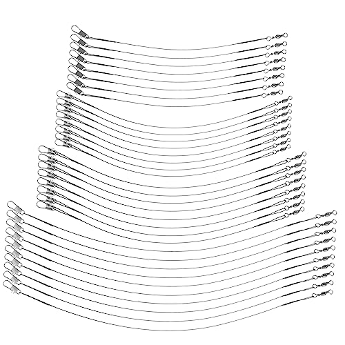 balacoo Fishing Accessories Tackle Box Saltwater Fishing Leaders Metal Wires for Angling