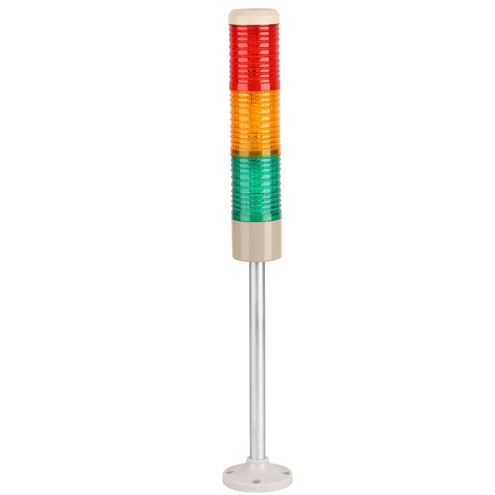 Industrial Signal Light Column LED Alarm Round Tower Light Indicator Warning Light r Red Green Yellow DC 12V Steady On