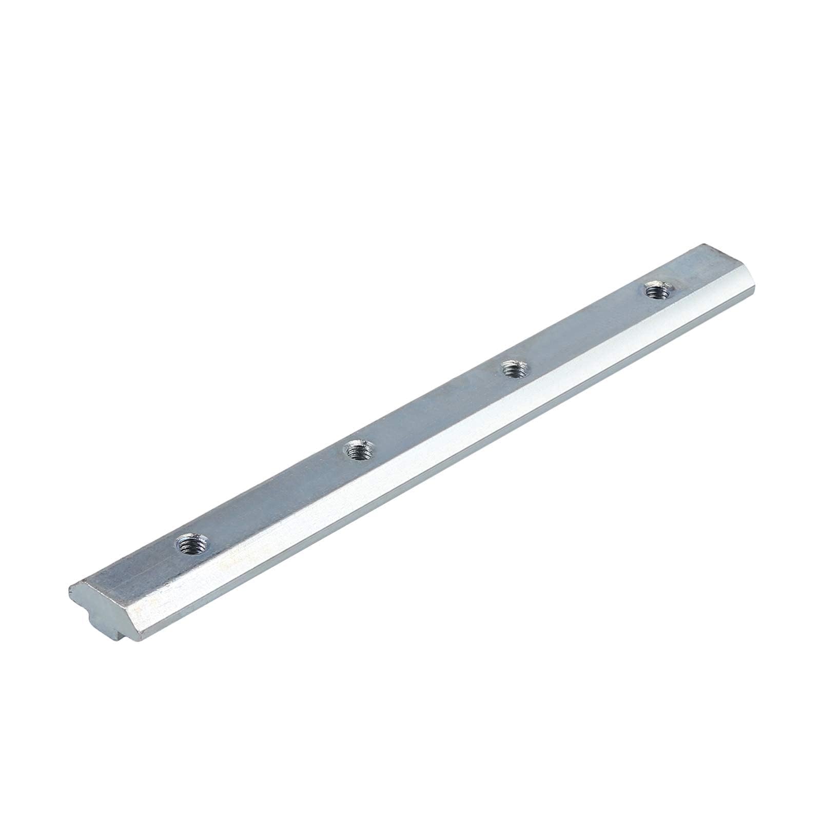 EYPINS 20x Uniones de Perfil de Extrusión de Aluminio Recto Conector de Sección 180 mm, Ranura en T, para Conector Hembra de 40 mm Perfil de Ranura 8