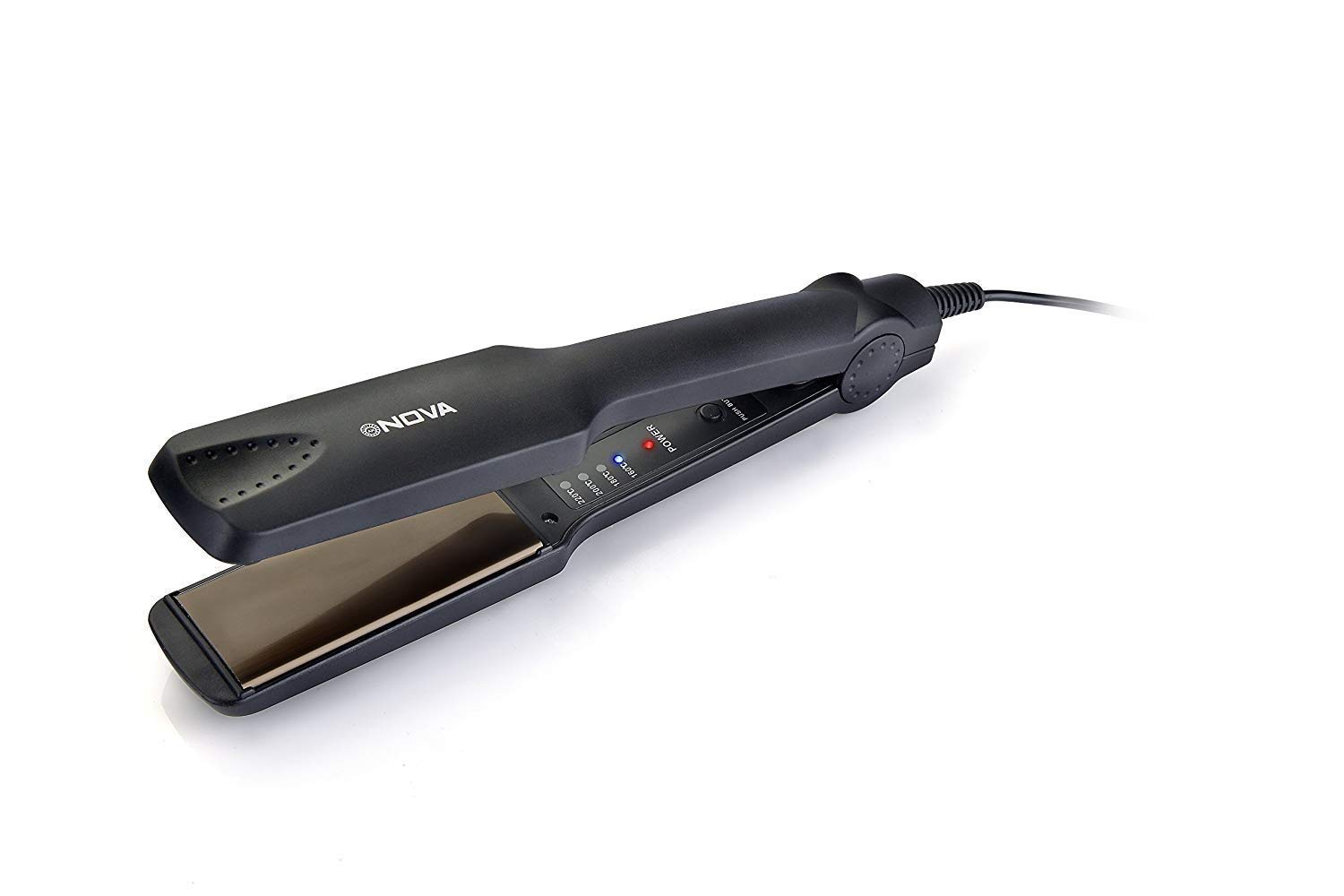 Samia 1242 Nova NHS 329 Temperature Control Professional Hair Straightener (Black)-image-44