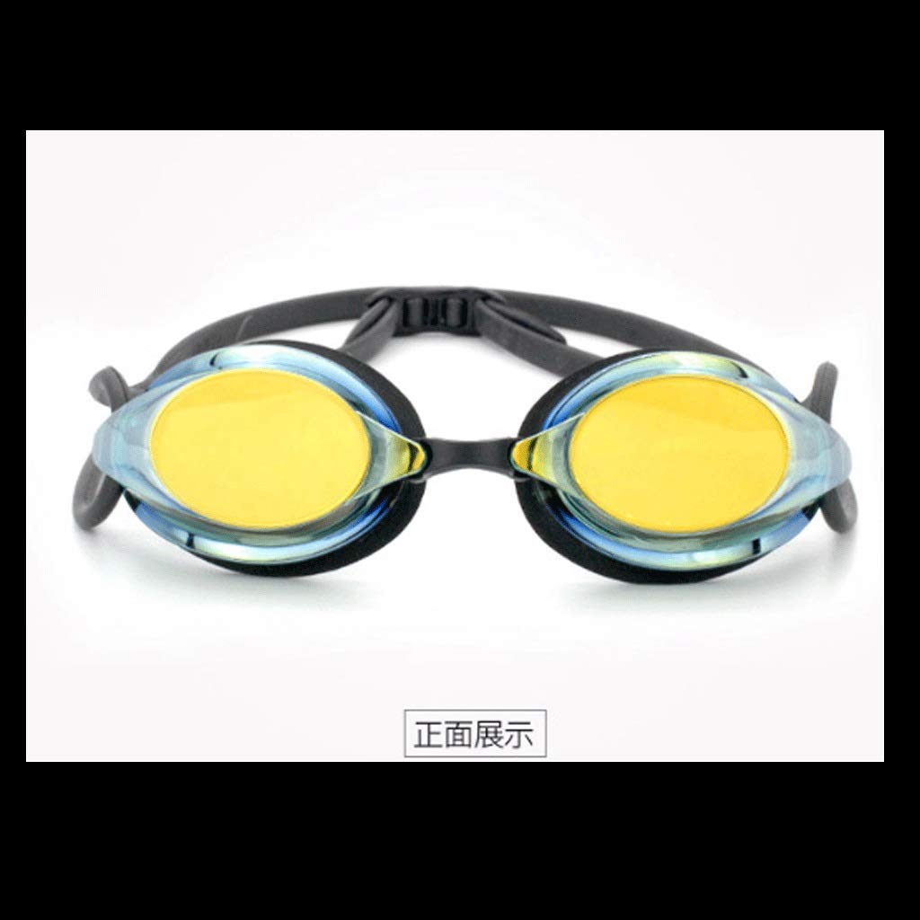 Occhialini da Nuoto con Anti nebulizzazione e nasello Regolabile - Lenti a Specchio con Protezione UV per Bambini, Ragazzi, Uomini e Donne(3-Pack)
