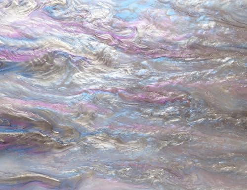 i-Materials Acrylic Ripple Glittering Sheets, 1/8