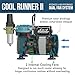 Master Airbrush Cool Runner II Air Brush Kit with Air Compressor Dual Fan, 3 Airbrushes, 6 Color Acrylic Paint Set, Hose, Brushes & Learning Guide Manual for Crafts, Auto, Tattoo & Model Painting