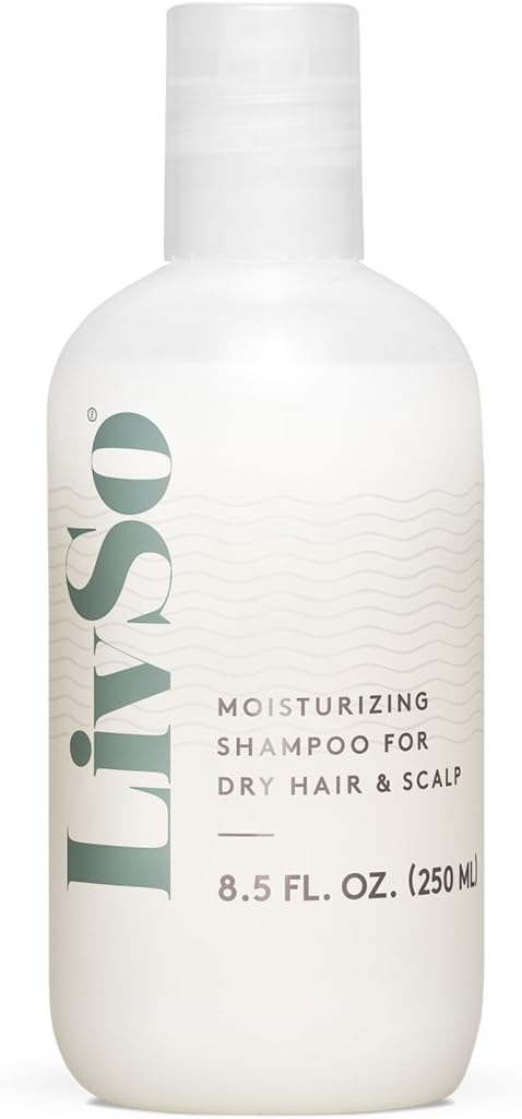 LivSo Moisturising Shampoo - Dermatologist Created - Moisturises Hair & Scalp - Naturally Derived - Fresh Feel Product - A Little Bit of Goes a Long Way (1 Bottle)