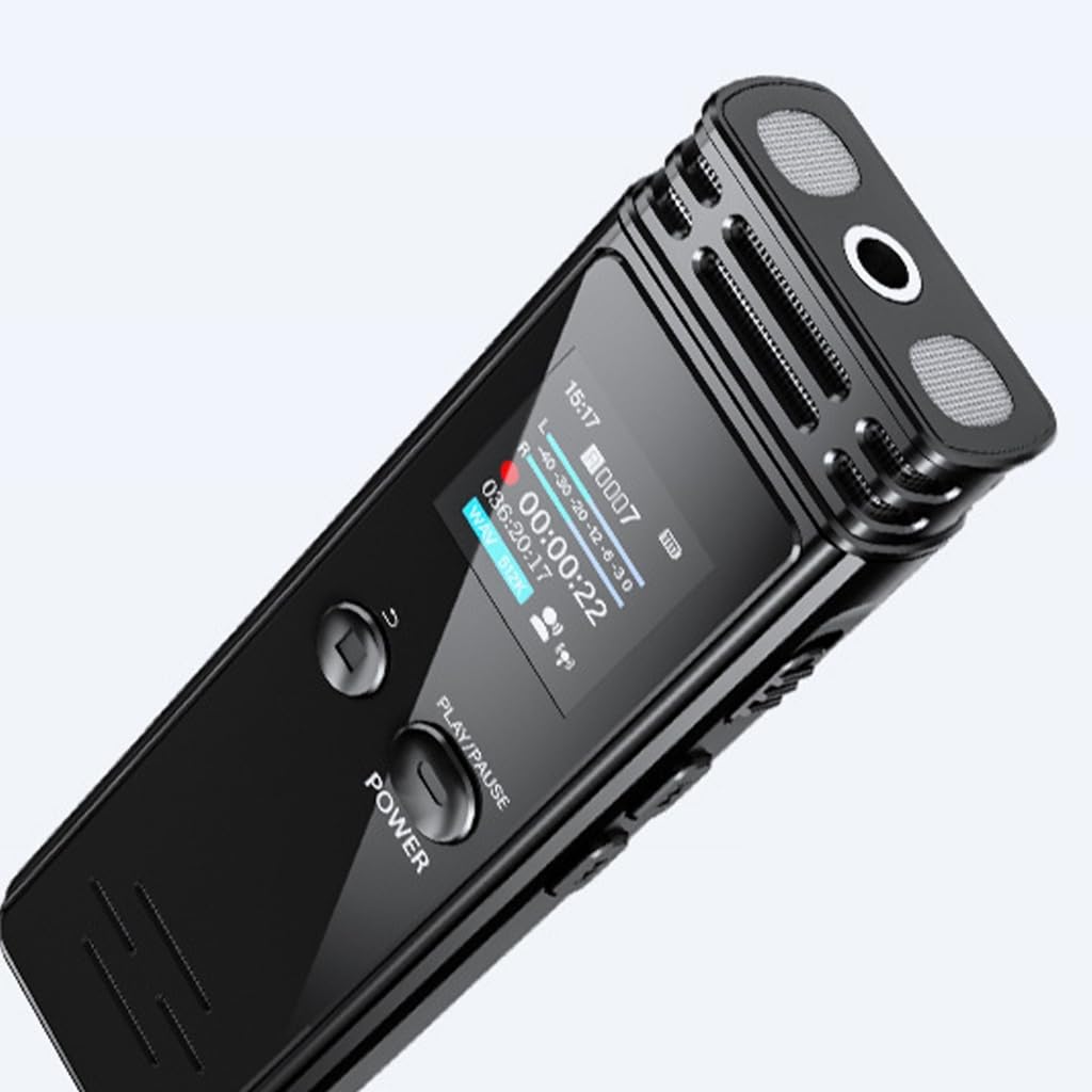 Dictaphone numérique 32 Go de mémoire avec fonction d'enregistrement intelligent Stylo professionnel