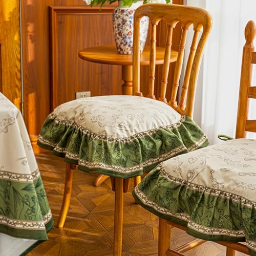 Coussin country cottage de haute qualité aux finitions plissées élégantes - 5