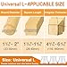 32 Pcs VIUME Chair Leg Floor Protectors for Hardwood Floors Silicone Covers to Protect Wood Tile Floors Scratches Felt Pads Furniture Leg Caps Reduce Noise (Fit:1.3