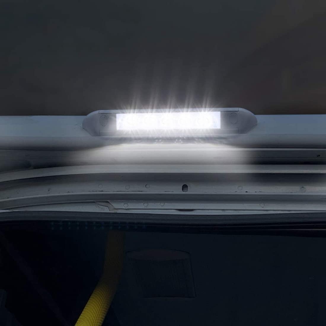 2 Piezas 8 Pulgadas RV LED Porche Luces para Toldo 12V LáMparas de Pared de Luces para Camiones Caravana Remolque,