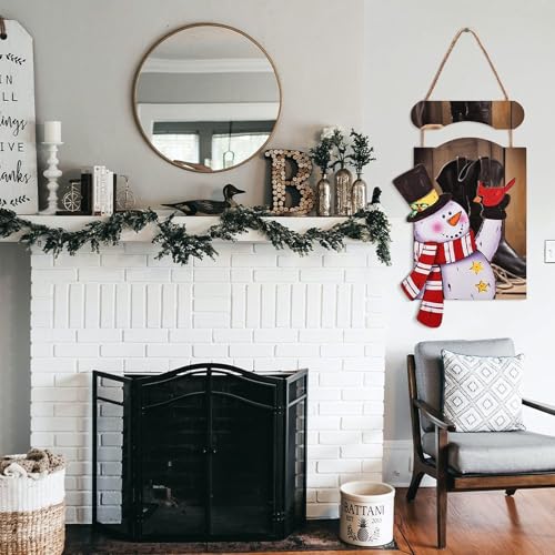 Décoration murale d'hiver en bois pour égayer vos murs - 6