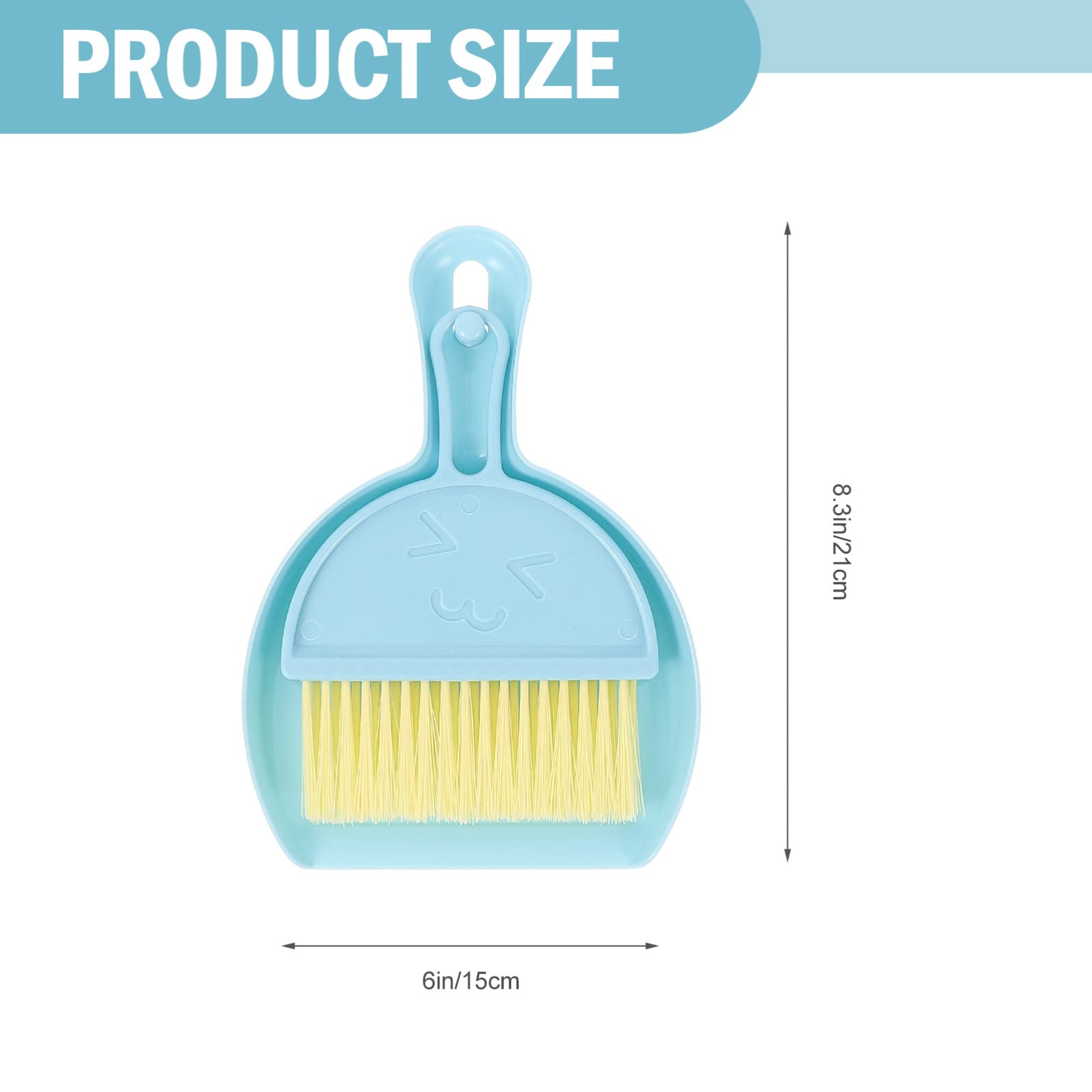 Toddmomy Mini Broom Dustpan Kit Cage Cleaning Set for Small Animals Easy to Use