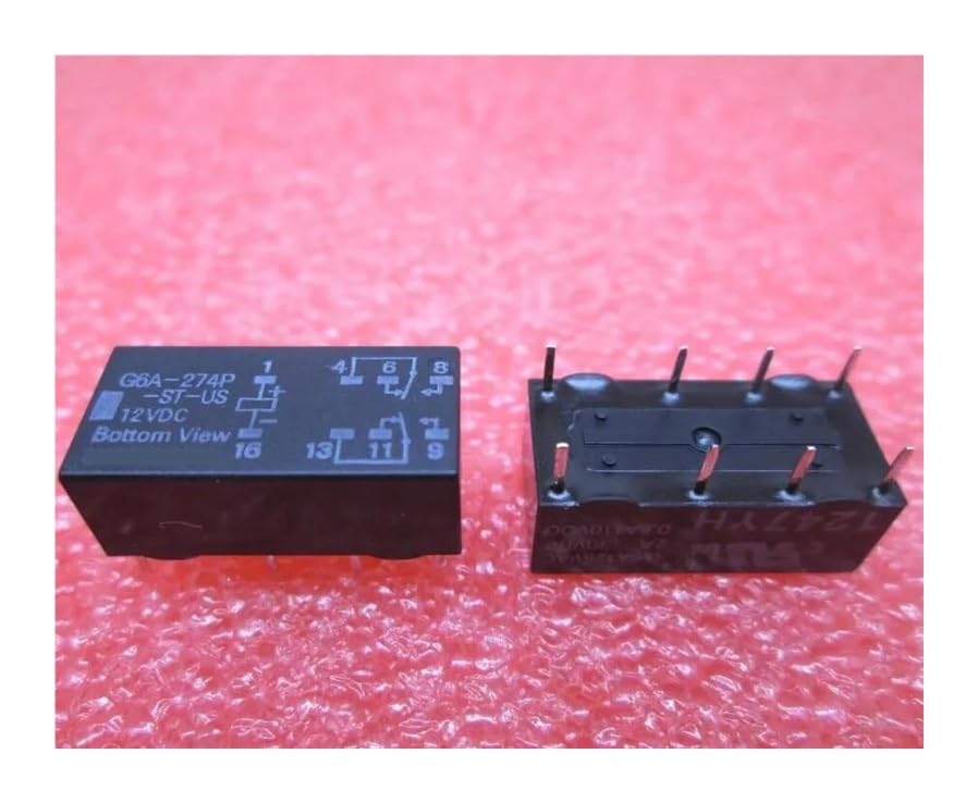 Relais G6A-274P-ST-US 12V evitez les pannes de signal sur circuit DIP8 lot de 10