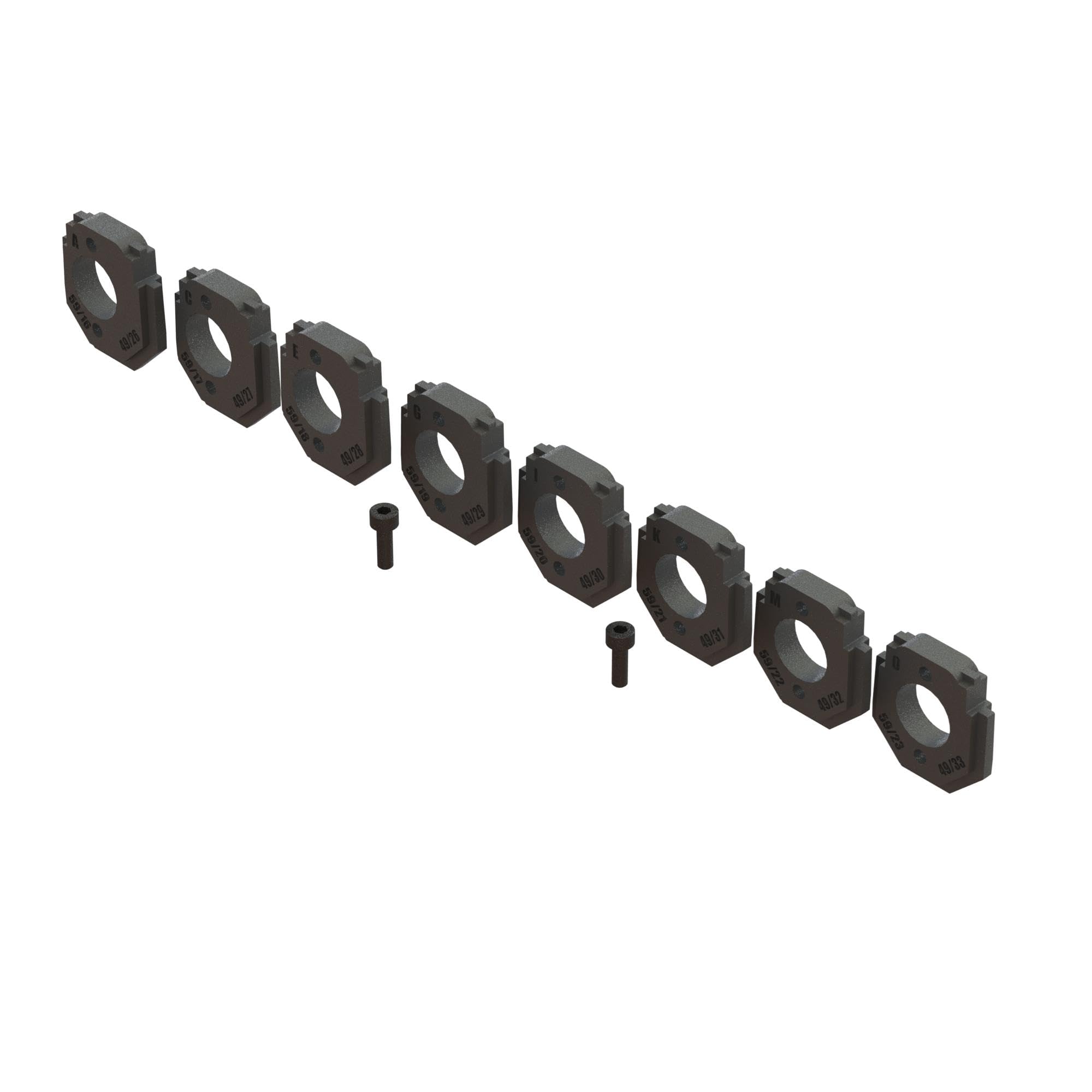 ARRMA Motor Mount Set (8pcs), ARA320744-image-2