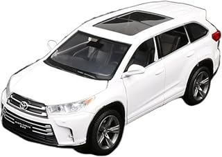 1:32 for Toyota Highlander SUV Alloy Car Model Diecasts & Toy Metal Off-Road Vehicles Car Model Collection Kids Toy Gift Model Cars (Size : White)