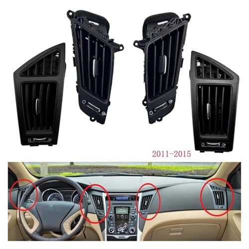Ventilación de aire acondicionado central para Hyundai Sonata 2011-2015 2