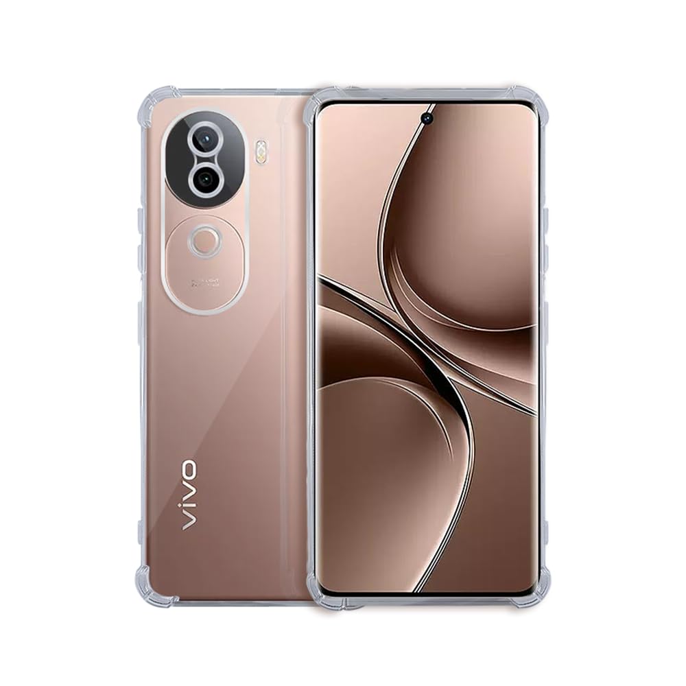 7SEVEN® Back Cover for VIVO V40E 5G Transparent Mobile Back Case Shock Proof Design Camera Edges Protection Crystal Clear Phone Case Silicon Soft TPU and Flexible Bumper Phone Cover 7SEVEN® Back Cover for VIVO V40E 5G Transparent Mobile Back Case Shock Proof Design Camera Edges Protection Crystal Clear Phone Case Silicon Soft TPU and Flexible Bumper Phone Cover