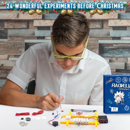 Advent Calendar 2026 for Kids, 24 Days Christmas Science Experiment Countdown Calendar for Boys and Girls Who Love Science, Scientist Kits with 24 Cool Experiments, Xmas Gifts for Teens Adults — view 5
