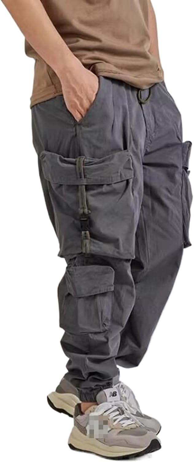 Military Style Casual Cargo Pants Men's Loose Pants