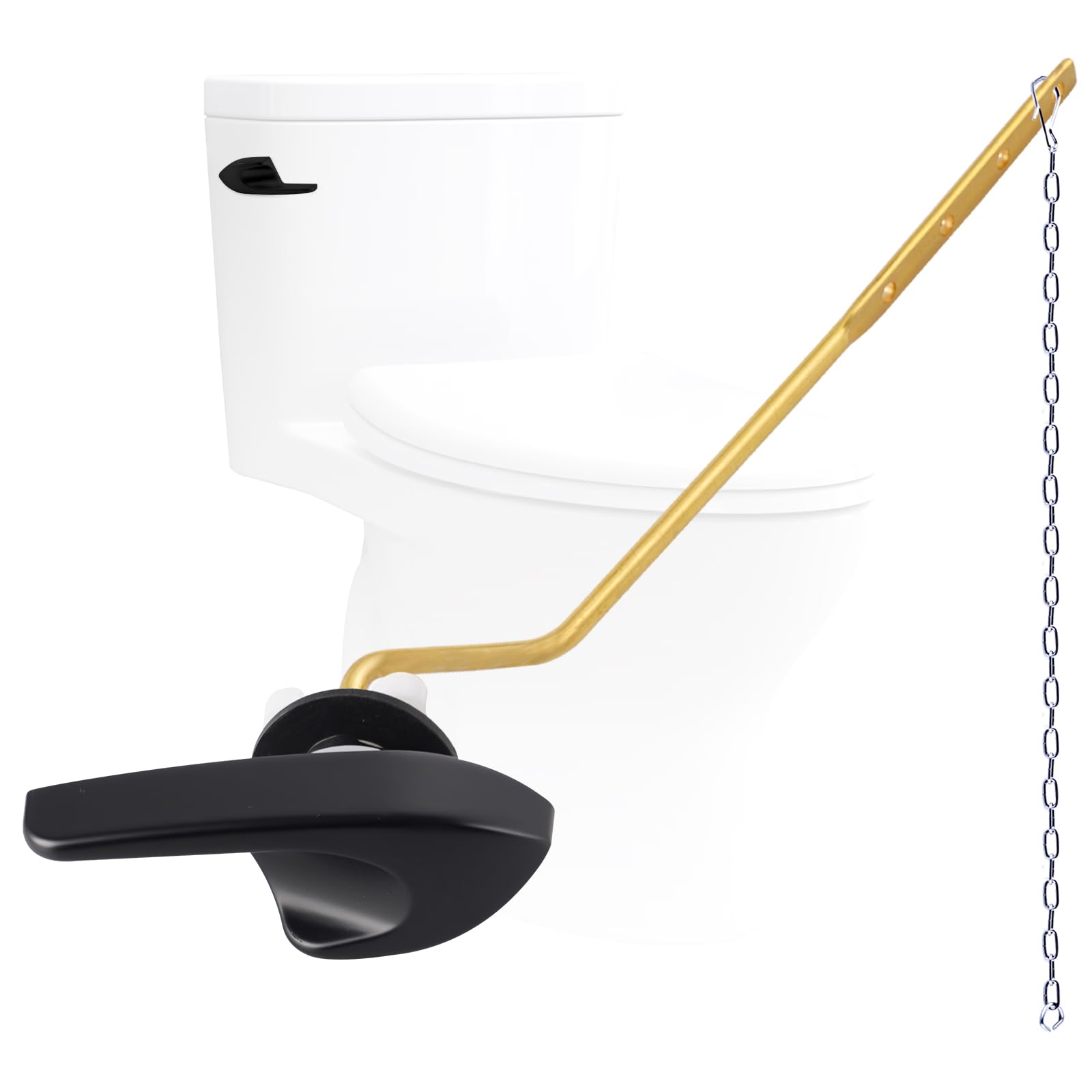 Universal Metal Side Mount Toilet Handle Replacement Kit