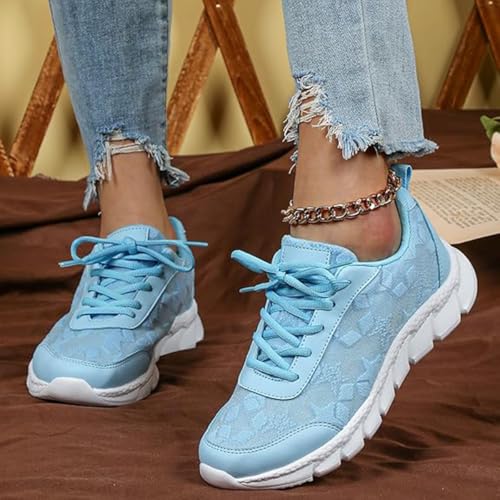 Women's Luxury Orthopedic Sports Shoes, Hollow Breathable mesh Shoes, Lightweight and Comfortable Tennis Running Shoes, Low-top Comfortable Women's Walking Sports Shoes3