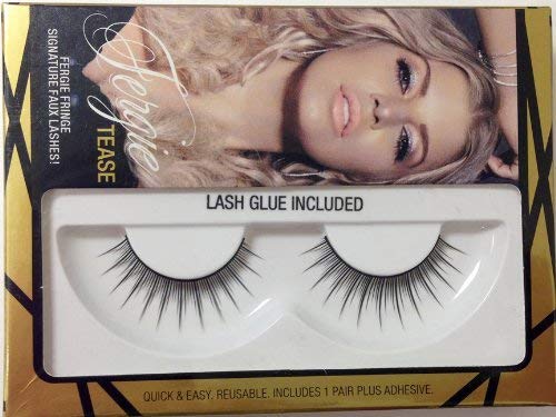 Wet N Wild Fergie Tease Frince Signature Faux Eyelashes Gold Packx3 (Lash Glue Included)
