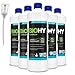 BiOHY Nabłyszczacz (6 x butelka 1l) + dozownik | Ekologiczny koncentrat | Odpowiedni do wszystkich zmywarek (komercyjnych), zapewnia niezrównany połysk szklanek i naczyń (Klarspüler)