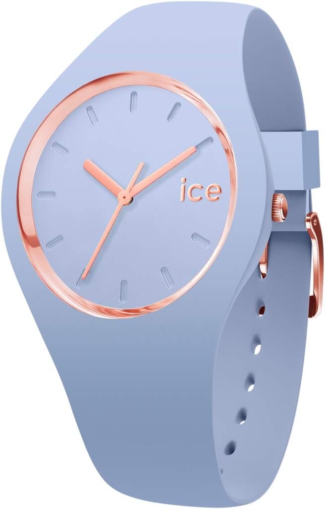 Ice-Watch - ICE glam colour Sky - Dames blauw horloge met siliconen band - 015333 (Medium