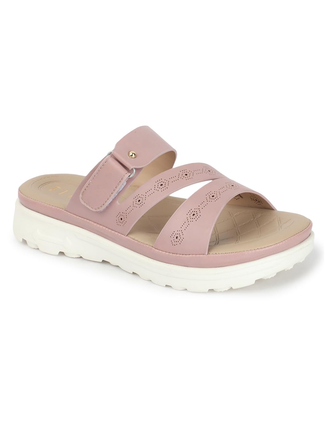 Carlton London Women Comfortable Flat Round Toe Slip On fashion Slide Sandal for Daily use, Office use, Casual use-image-30
