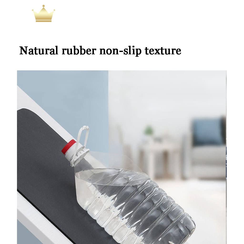 Alfombrilla de baño de tierra de diatomeas, secado rápido, absorbente de agua, diseño antideslizante suave, fácil de almacenar y limpiar