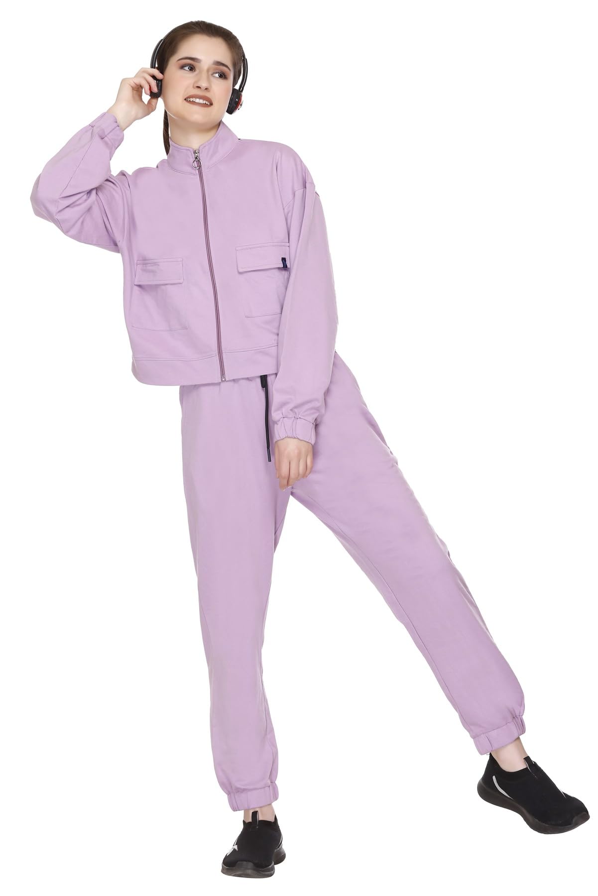 Womens Cord-Set Slim Fit Track Suit/Sports Wear Terry Girls Cord sets (NW-102)-image-19