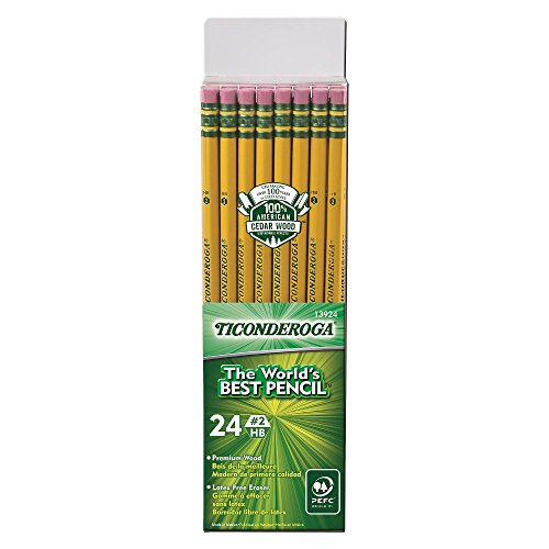 Lápices Dixon Ticonderoga HB #2 x48 amarillo
