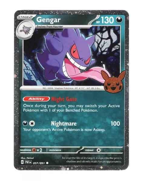 Pokemon - Gengar 057 - Trick or Trade 2024 - Cosmos Holo