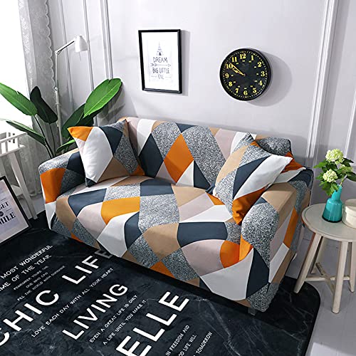 Sofá capa conjunto, slipcover, sala de estar para o hotel home / 1228 (Color : Four Persons)