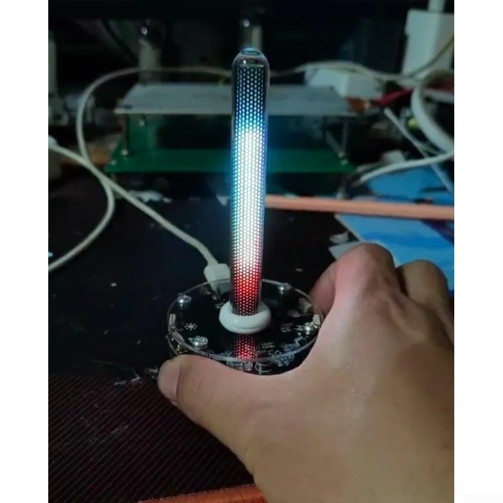 Lampada LED a controllo vocale, 6 x 12 cm, effetto luminoso RGB