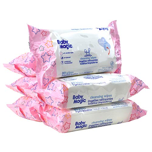 Baby Magic Cleansing Baby Wipes, Fragrance Free | Free Of Parabens, Phthaltes, Sulfates And Dyes 80 Count (Pack Of 6) #TOP21