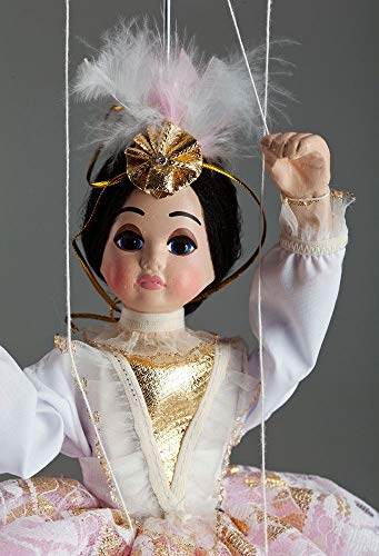 Czech Marionettes, Ballerina Rosie – String Puppet Hand-Made, Hand Painted, Casted, Beautifully Detailed Sewn Costume, Ideal For Collectors Or Theater Performances, Perfect Decoration, 13 Inches #TOP1