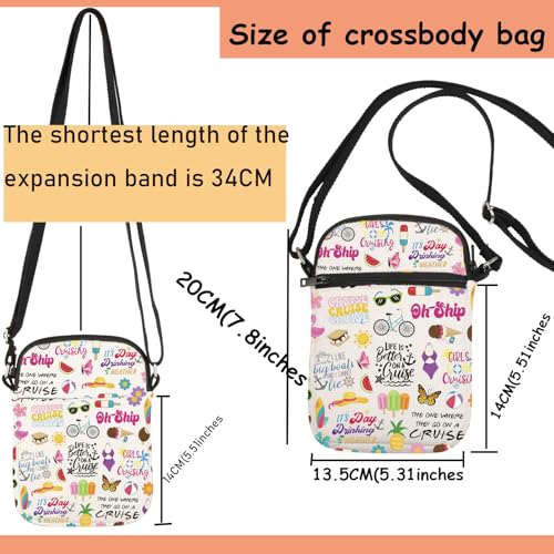 TSOTMO Cruising Gift Cruising Trip Travel Bag Cruise Cabin Gift Ocean Cruise Vacation Getaway Crossbody Bags2