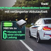 Tracki Magnetischer Wasserdichter Mini-Kasten + 3500mAh 6X längere Akkulaufzeit, für GPS-Tracker für Fahrzeugortung, Echtzeit-GPS-Tracker für Fahrzeuge, verstecktes Ortungsgerät Nicht inbegriffen – Ansicht 7