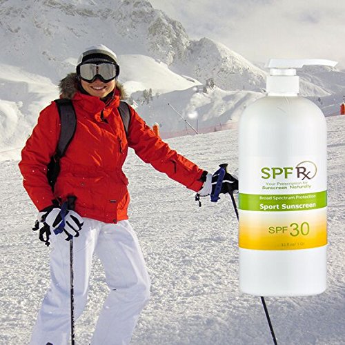 Spf Rx, Spf 30 Sport Sunscreen, Broad Spectrum Sun Protection With Active Dry Protect Formula, Non-Greasy Sport Sunblock, For Face And Body - 1 Quart #TOP4
