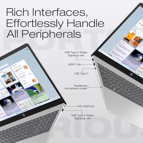 Image of HP 15.6 inch Full HD Touchscreen Business Laptop, Intel Core i7-1355U, 20GB DDR4 RAM, 512GB SSD, Windows 11 Pro Copilot AI,Numeric Keypad,Fast Charge, Office 365 for The Web with Laptop KB Kit