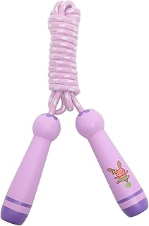 CLISPEED Children's Skipping Rope Skipping Rope Cable Jump Rope Kids Wood Handle Jump Rope Fitness Jump Rope Skipping Rope for Kids Exercise Jump Rope Children Jump Rope Girls Jump Rope Boy