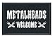 Produktbild Fußmatte Türvorleger METALHEADS WELCOME Fussmatte Fußabtreter