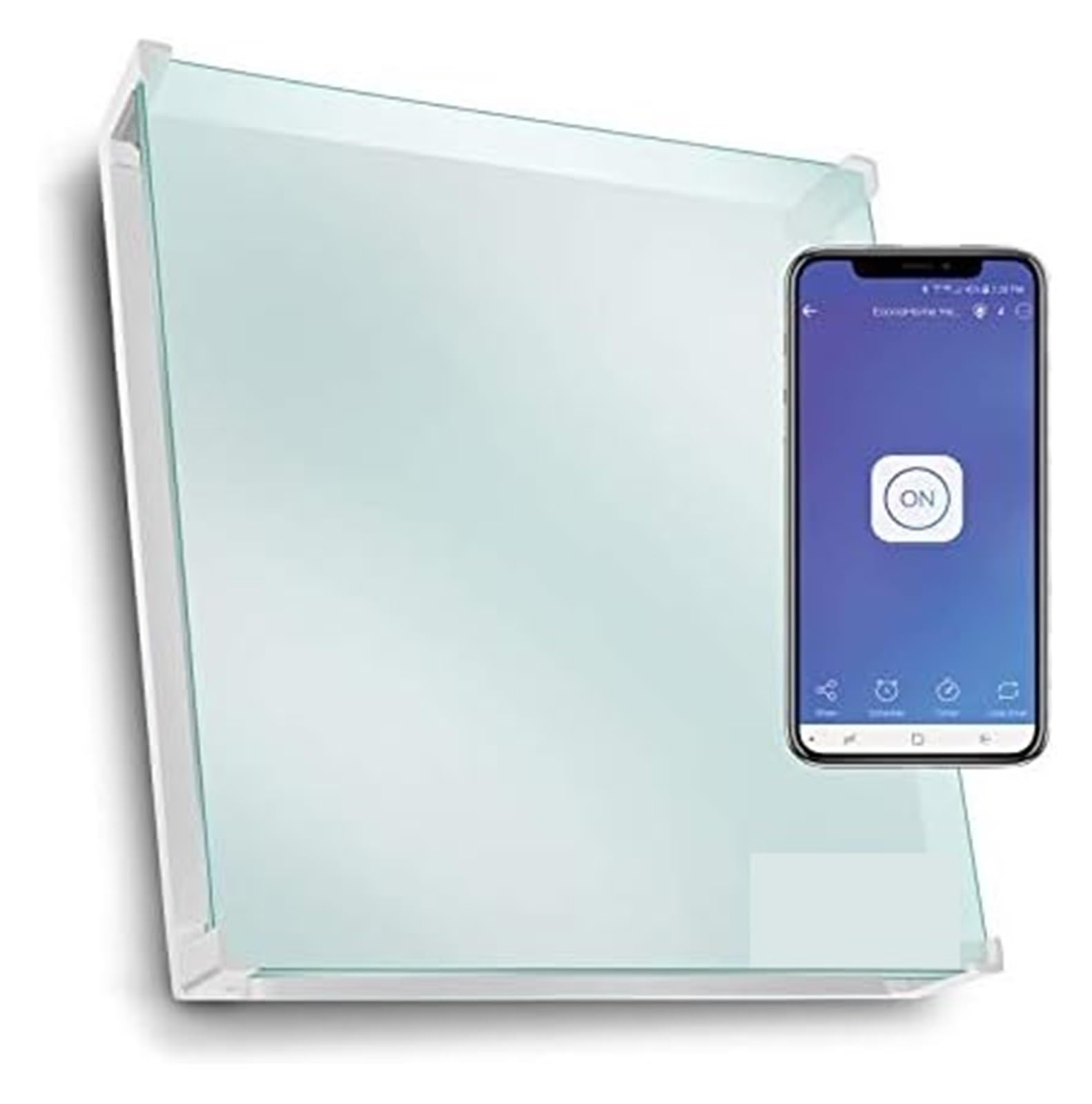Inteligentny panel grzewczy – łączy się z aplikacją EW – grzejnik konwekcyjny 400 W – do pokoju o powierzchni 120 m2 – 120 V Zabezpieczenie przed przegrzaniem(Guard - WiFi - Nano)