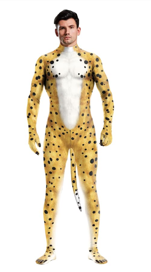 アートソン製 豹柄全身タイツ Pケース付き アートソン製 豹柄全身