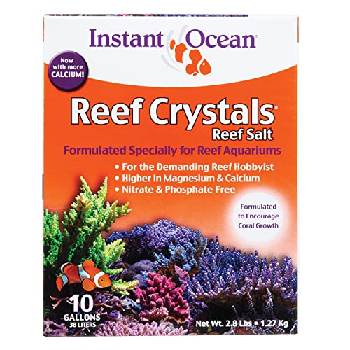 Instant Ocean Reef Crystals Reef Salt, Formulated Specifically For Reef Fish Tank Aquariums