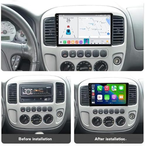 Autoradio GPS Navigation Escape 1 Android 15.0 Carplay Bluetooth Multimédia 9''