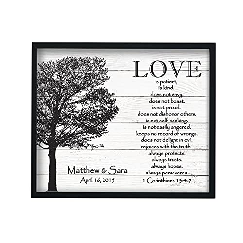 1 Corinthians 13 Wedding Date Print