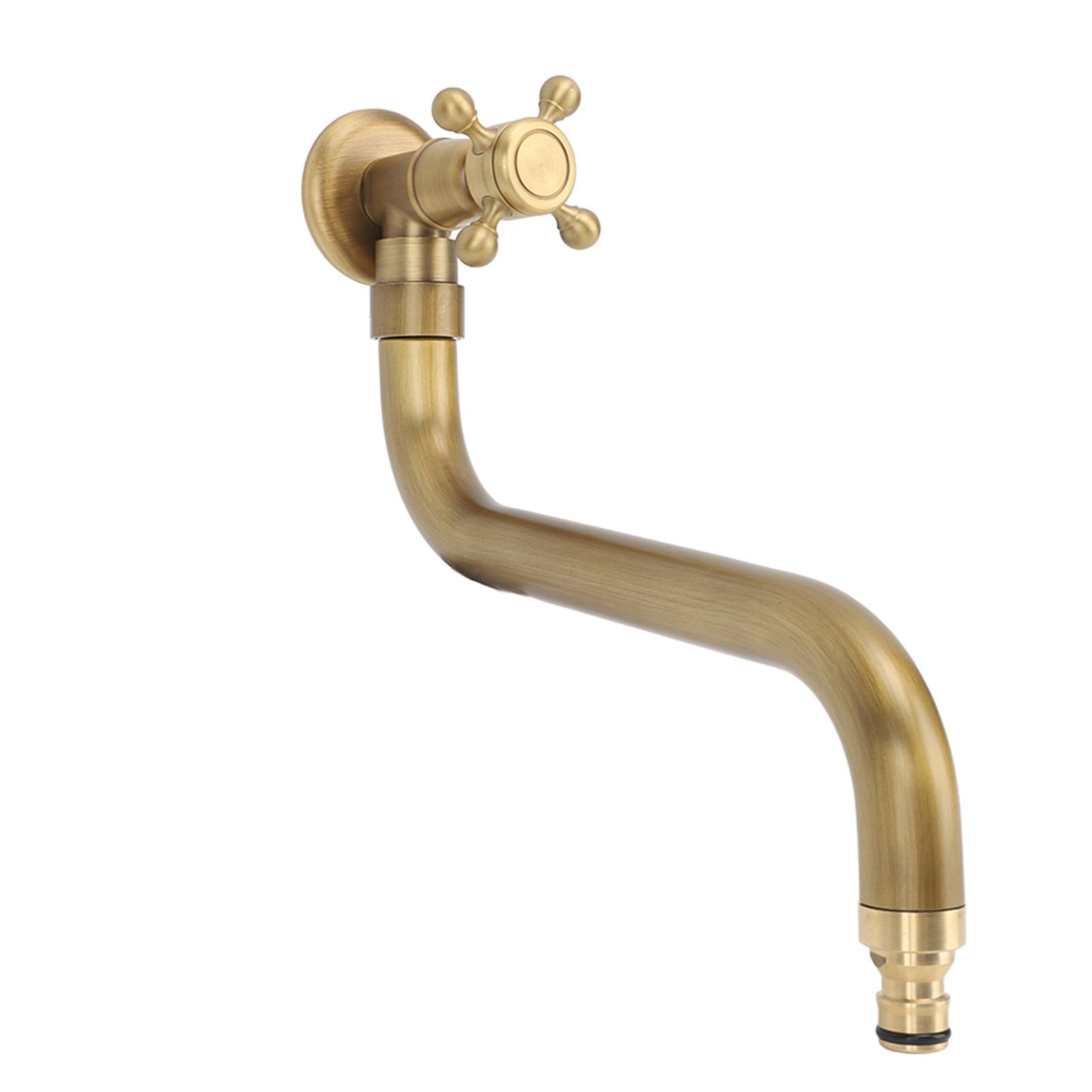 Morelian S SPOUT ANTIQUE WALL MOUNTED FAUCET COPPER Bathroom Kitchen SINK COLD WATER Applicable Bathroom Kitchen