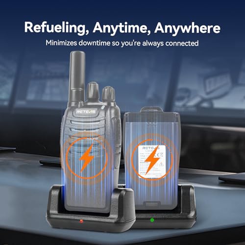 Cargador Walkie Talkie Retevis H777 soluciona la falta de batería con USB-C 3
