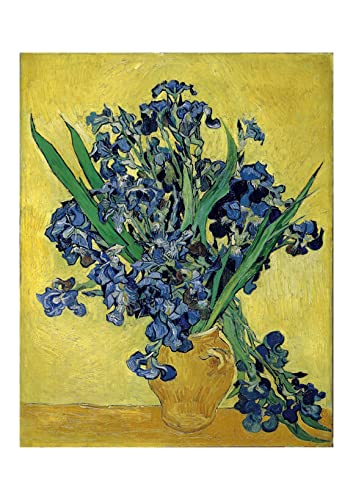 Affiche Van Gogh Iris 1890 XL poster nature morte décoration murale